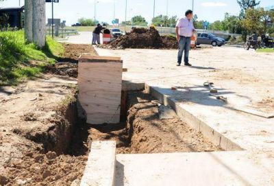 La entrada de Av. Olivos a Panamericana