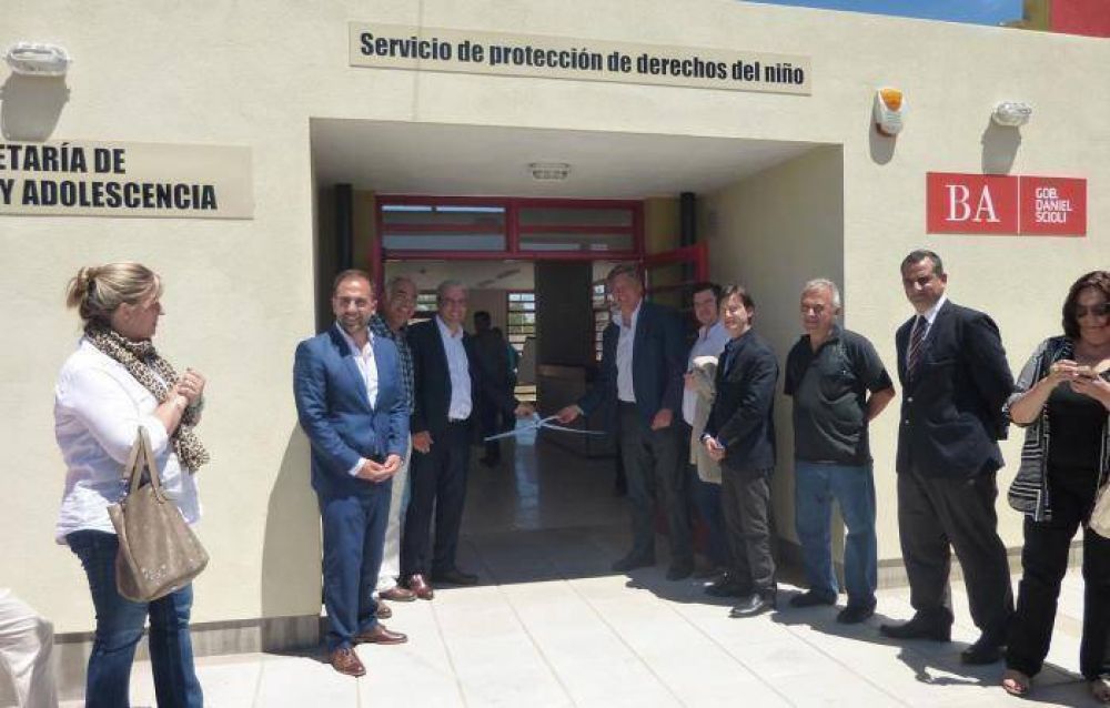 Inauguraron el nuevo edificio del Servicio Zonal de Protecci�n de Derechos del Ni�o
