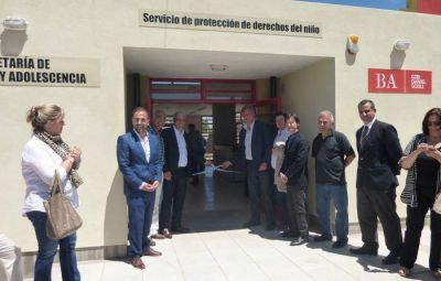 Inauguraron el nuevo edificio del Servicio Zonal de Protecci�n de Derechos del Ni�o
