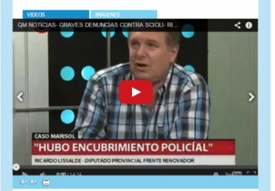 Sobrefacturaci�n de obras | LISSALDE AMPLI� LA DENUNCIA DEL DIPUTADO ABARCA.