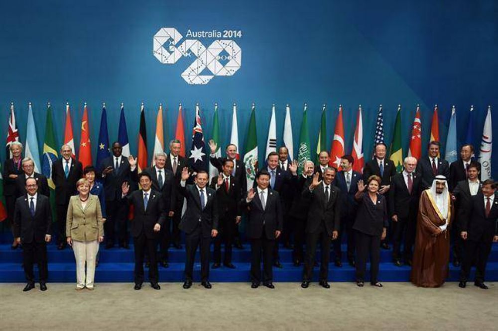 La foto de familia de la cumbre del G-20
