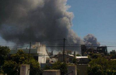 Se incendi� una f�brica