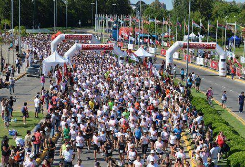 Se corri� la tradicional marat�n de Tigre con r�cord de participantes 