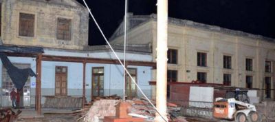 AVANZAN LAS REFACCIONES EN LA ESCUELA BELGRANO