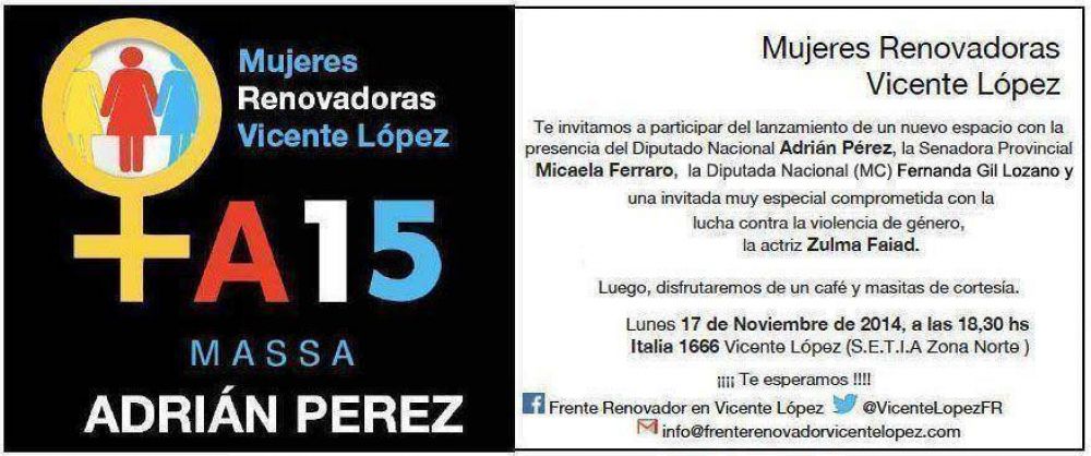 Encuentro de las referentes mujeres del Frente Renovador