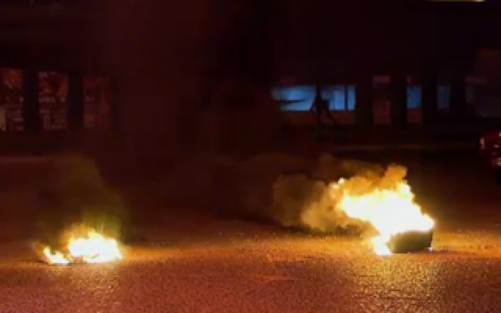 Protesta de vecinos en San Justo tras el crimen de un remisero