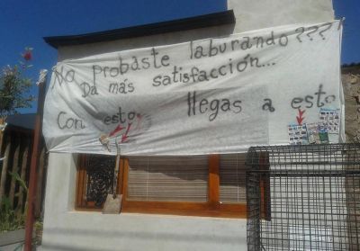 Sufren un robo y dejan un mensaje a los ladrones