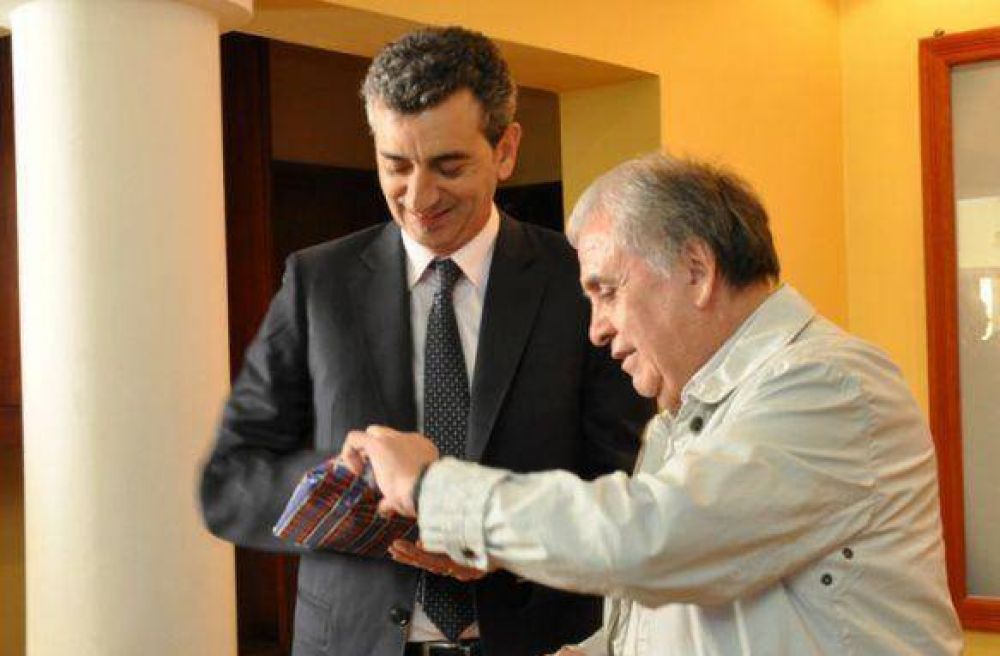 Cant�n recibi� al Ministro del Interior y Transporte nacional Florencio Randazzo