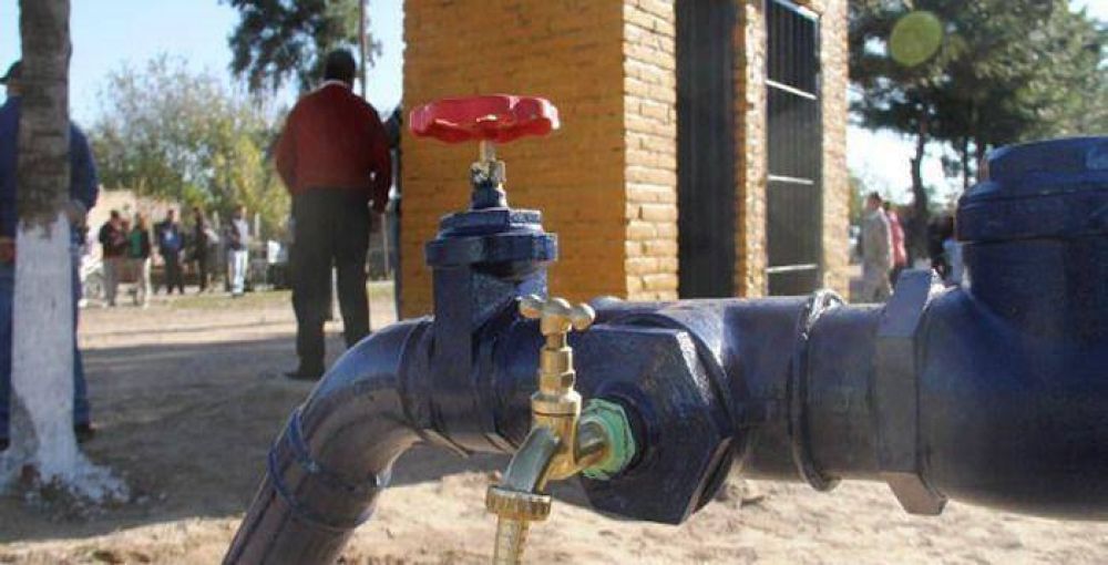 En Mancopa inauguraron una nueva red de agua potable