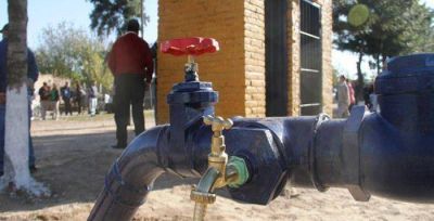 En Mancopa inauguraron una nueva red de agua potable