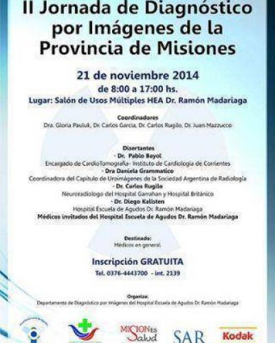 Realizar�n la II Jornada de Diagn�stico por Im�genes de la Provincia de Misiones