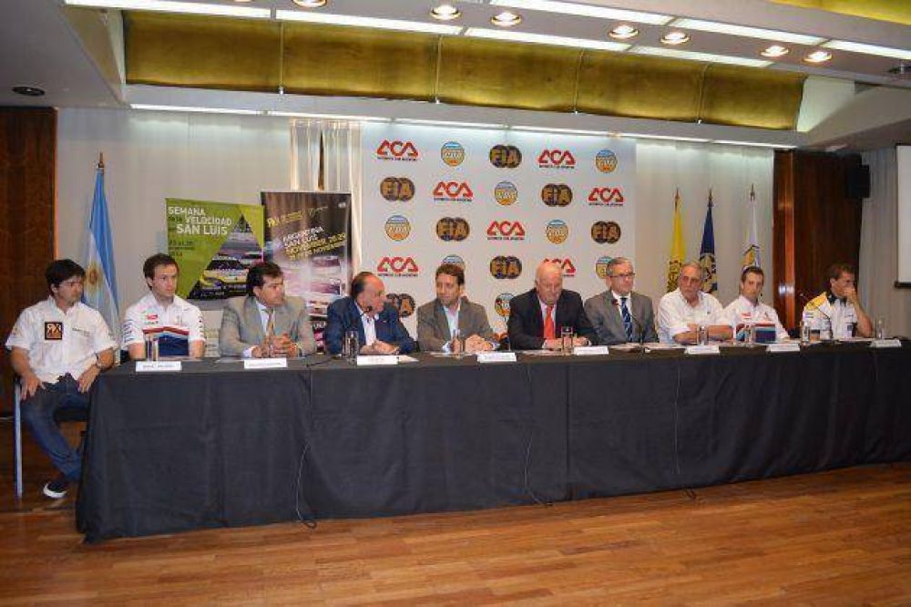 San Luis present� la �Semana de la Velocidad� ante la prensa nacional