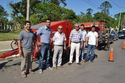 Destacada compra de maquinarias para el sector agropecuario salade�o