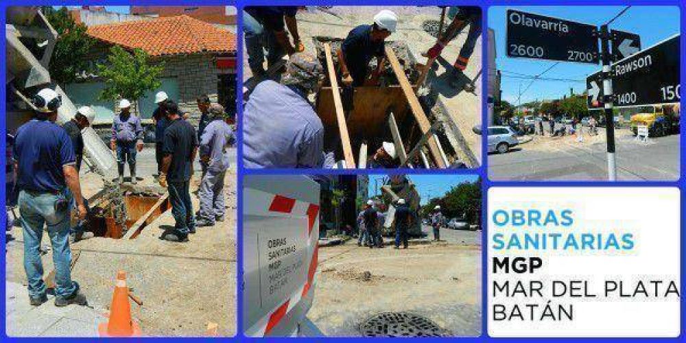 Mejoras en el sistema pluvial en zona G�emes