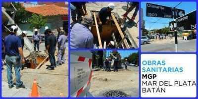 Mejoras en el sistema pluvial en zona G�emes