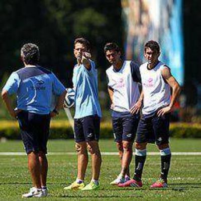 Racing entren� con Videla y Grimi haciendo trabajos diferenciados
