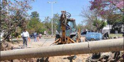 Saneamiento: Avanzan dos obras claves en Formosa