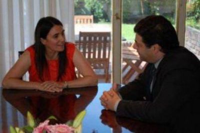Mart�nez se reuni� con la Ministra de Seguridad de Naci�n