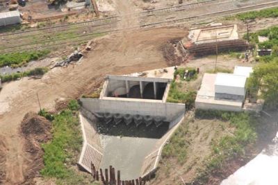Avanzan las obras del Aliviador Pav�n en Boulogne 