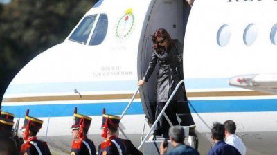 Cristina Kirchner viaj� a El Calafate antes de retomar su agenda p�blica el martes