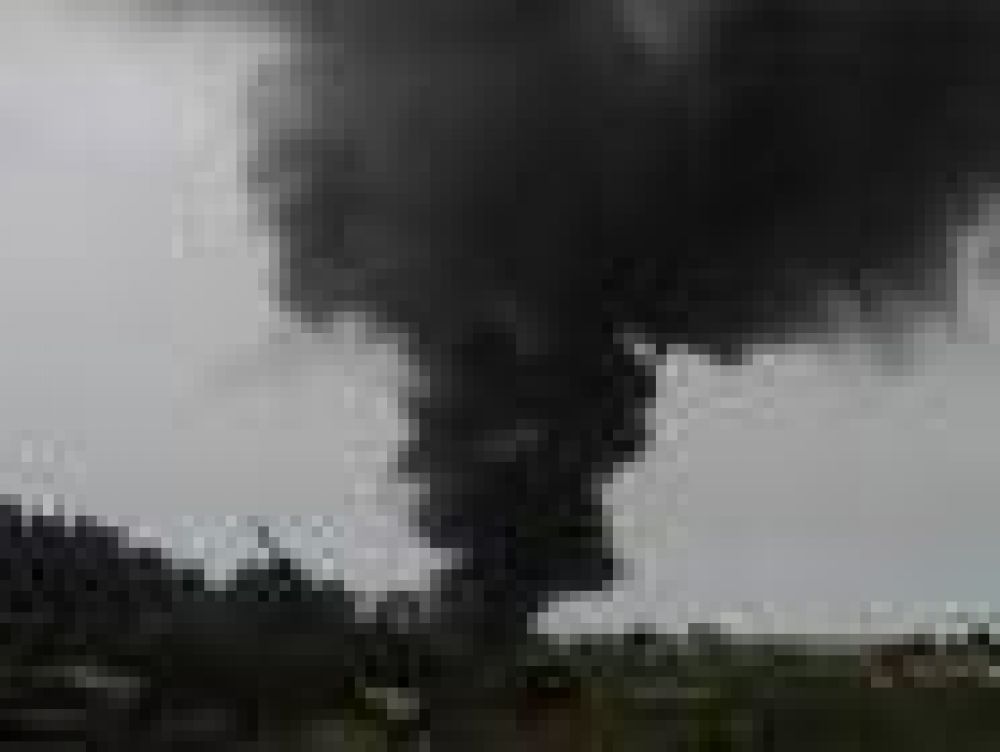 Se incendi� un dep�sito judicial de autos en San Fernando