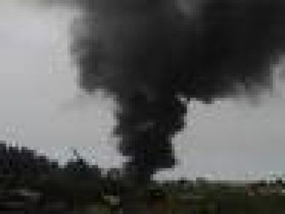 Se incendi� un dep�sito judicial de autos en San Fernando