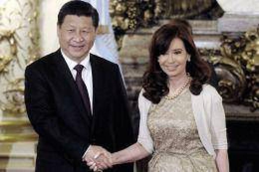 El presidente chino le dese a Cristina 