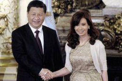 El presidente chino le dese� a Cristina 