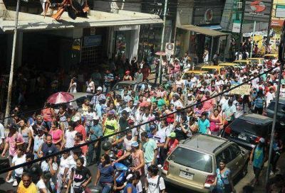 Masiva movilizaci�n de trabajadores y desocupados en Posadas