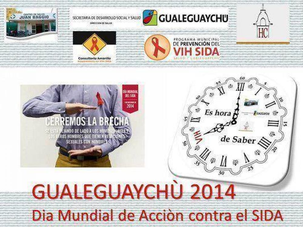 Gualeguaych� prepara actividades por el D�a Mundial de Acci�n contra el Sida