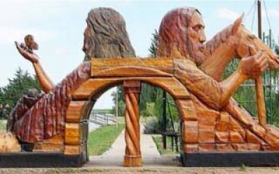 Salliquel�: Inauguran el Portal del Lago