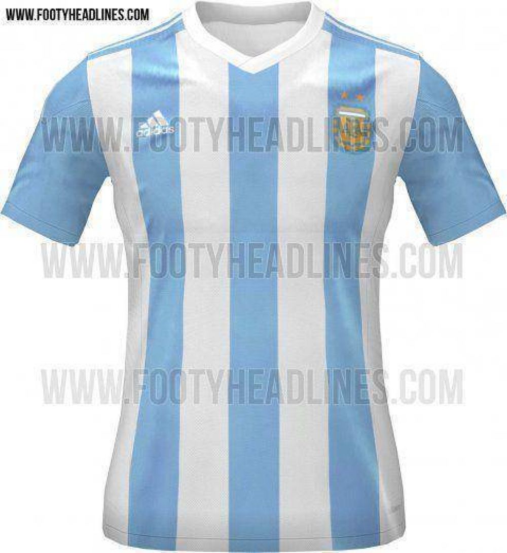 Se filtr� la nueva camiseta que lucir� la Selecci�n en la pr�xima Copa Am�rica
