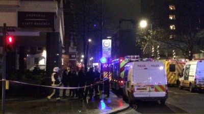 Explosi�n y derrumbe en un hotel de Londres: 14 heridos