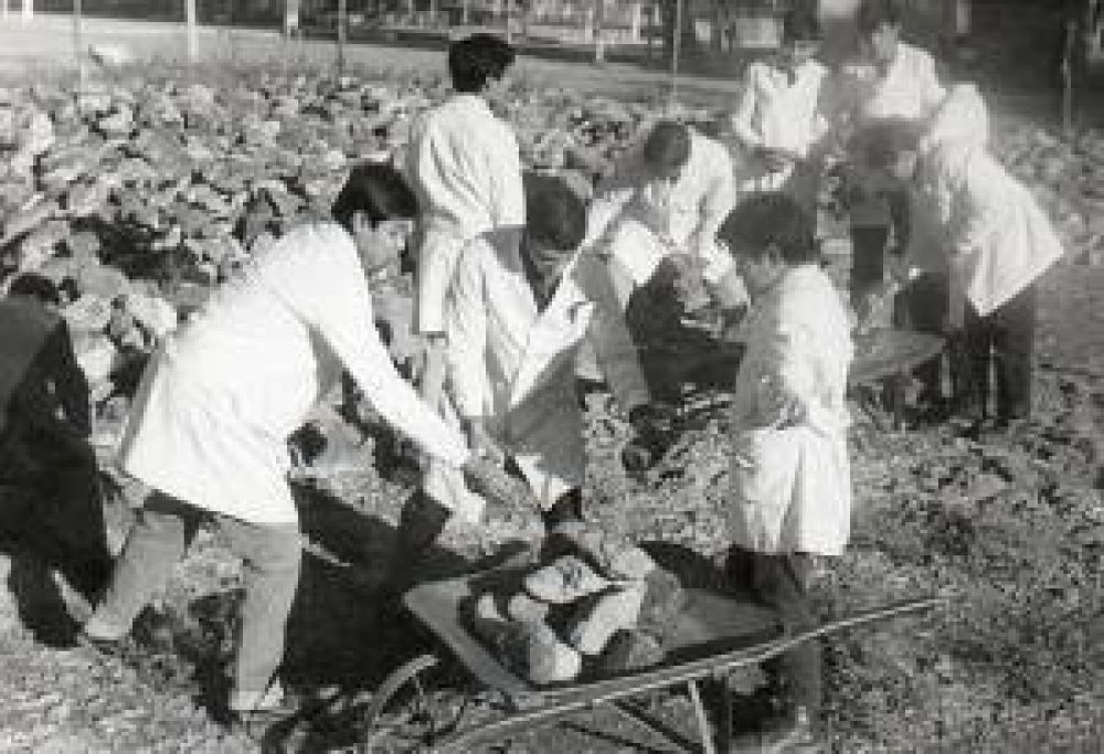 Los alumnos que hasta pegaron los ladrillos para reconstruir su escuela