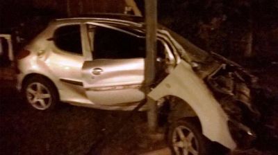 Espectacular accidente sin consecuencias personales