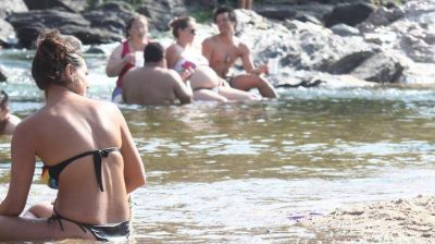 Calor y cielo despejado, en un 