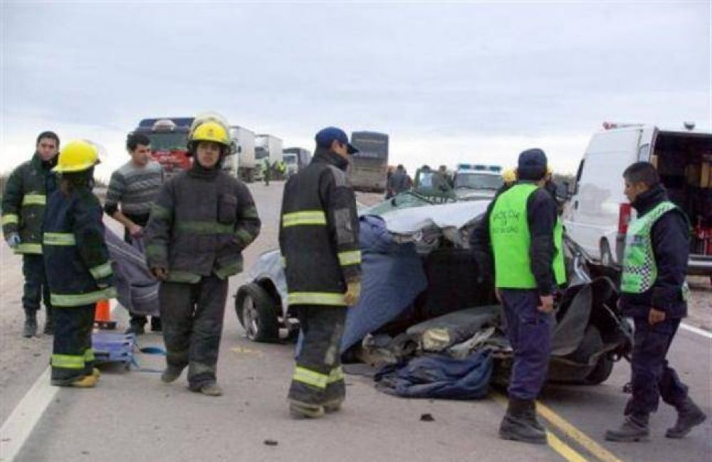 Vuelco y muerte en Las Grutas