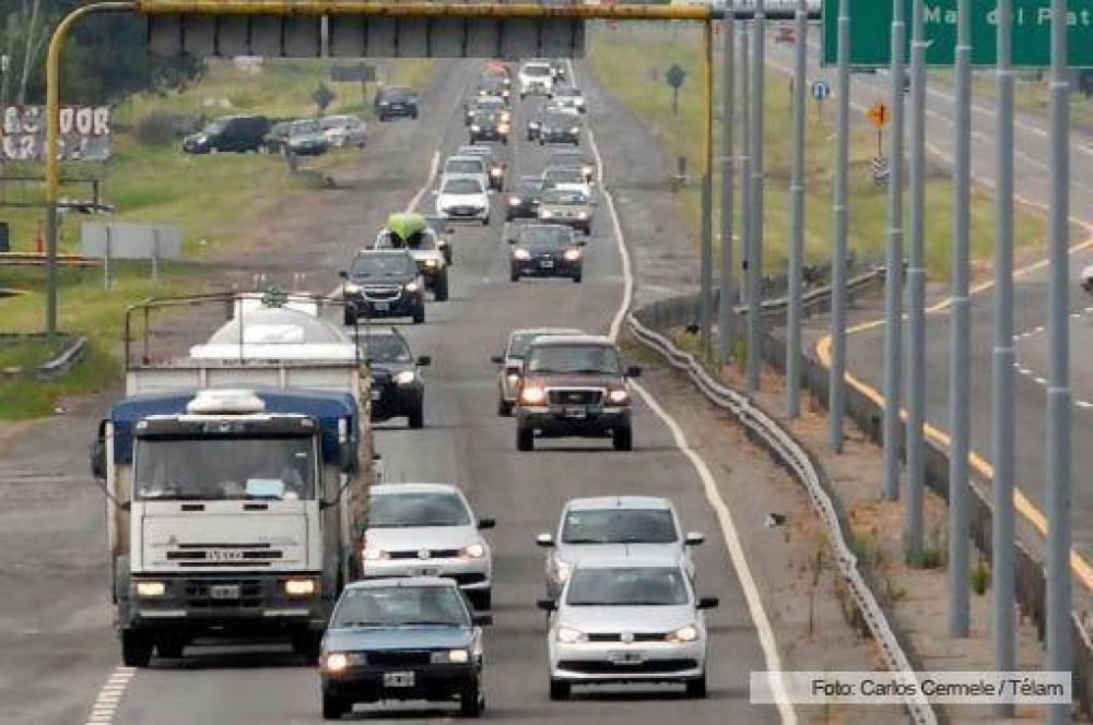 Se incrementa el tr�nsito en las rutas en la vuelta tras el fin de semana largo