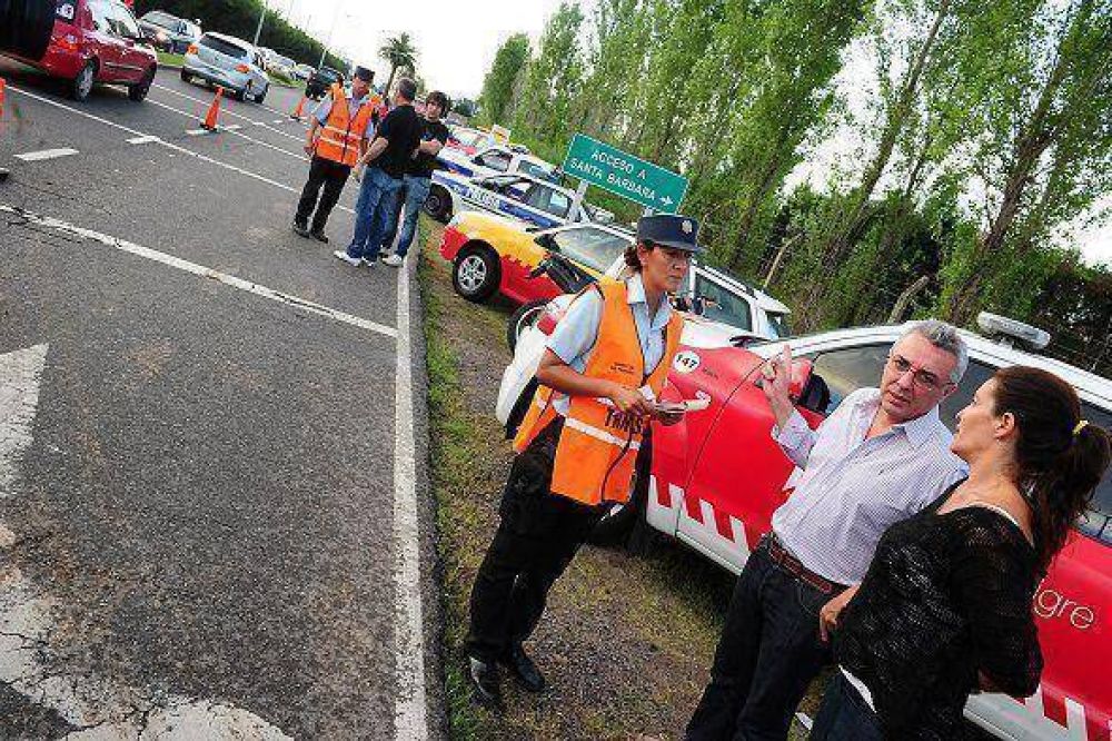 Importante operativo de control vehicular y alcoholemia en Tigre
