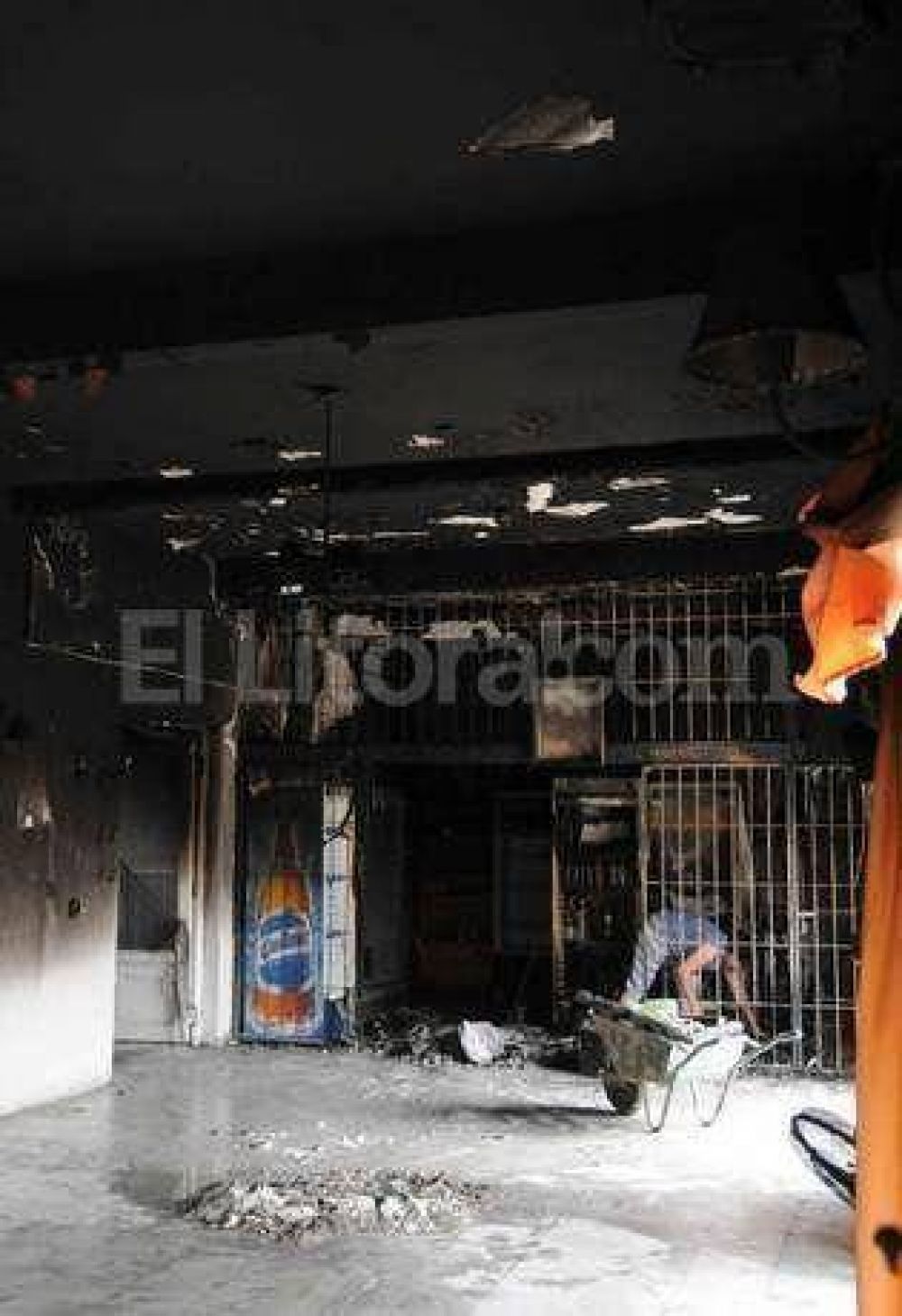 Incendio en el comedor del Centro Castellano