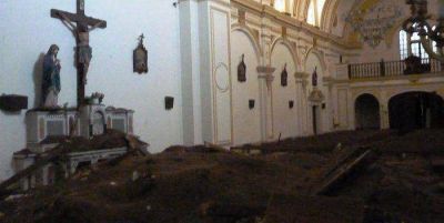 Autoridades municipales recorrieron la Parroquia del Sagrado Coraz�n de Jes�s de Chillar
