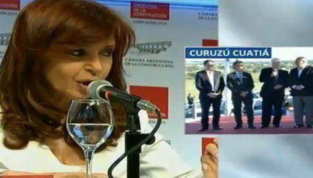 Cristina inaugur� el �ltimo tramo de la Autov�a 14 junto a Ricardo Colombi