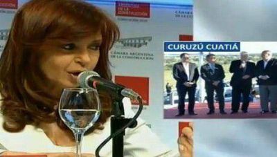 Cristina inaugur� el �ltimo tramo de la Autov�a 14 junto a Ricardo Colombi