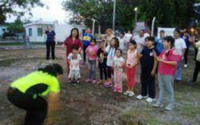 Se realizaron plazas saludables por el D�a Internacional de la Infancia