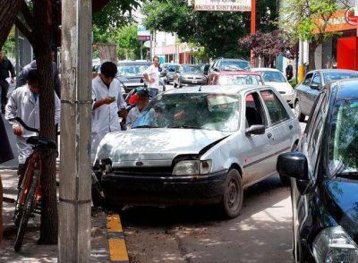 Impresionante accidente con suerte