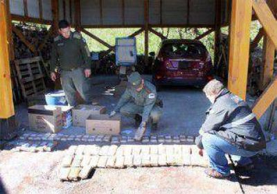 Detienen a dos paraguayos con 116 kilos de droga 