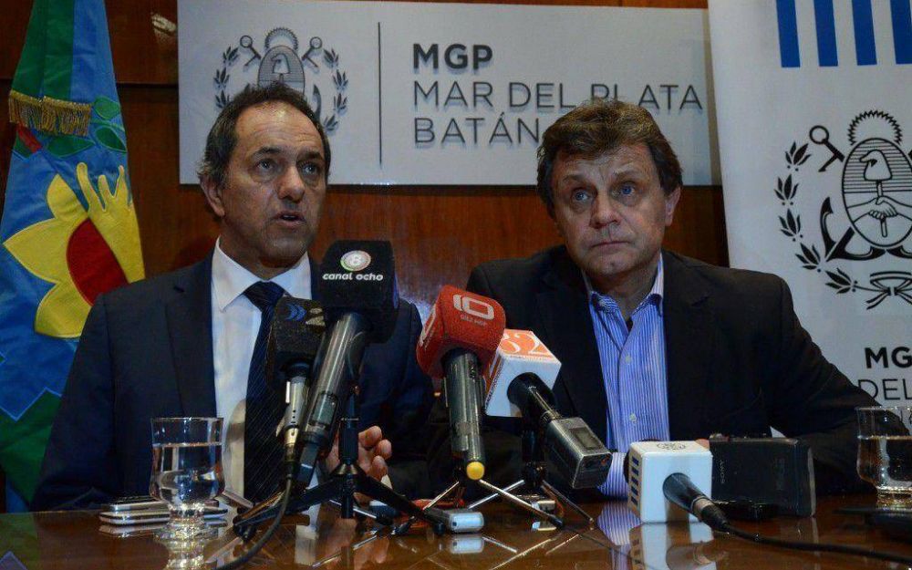Scioli encabezar� reuniones en Mar del Plata