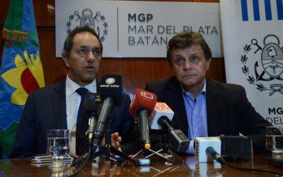 Scioli encabezar� reuniones en Mar del Plata