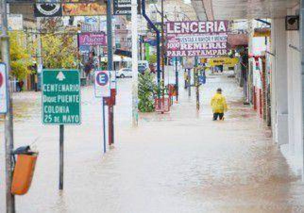 Reclaman obras en el Bajo para evitar las inundaciones 