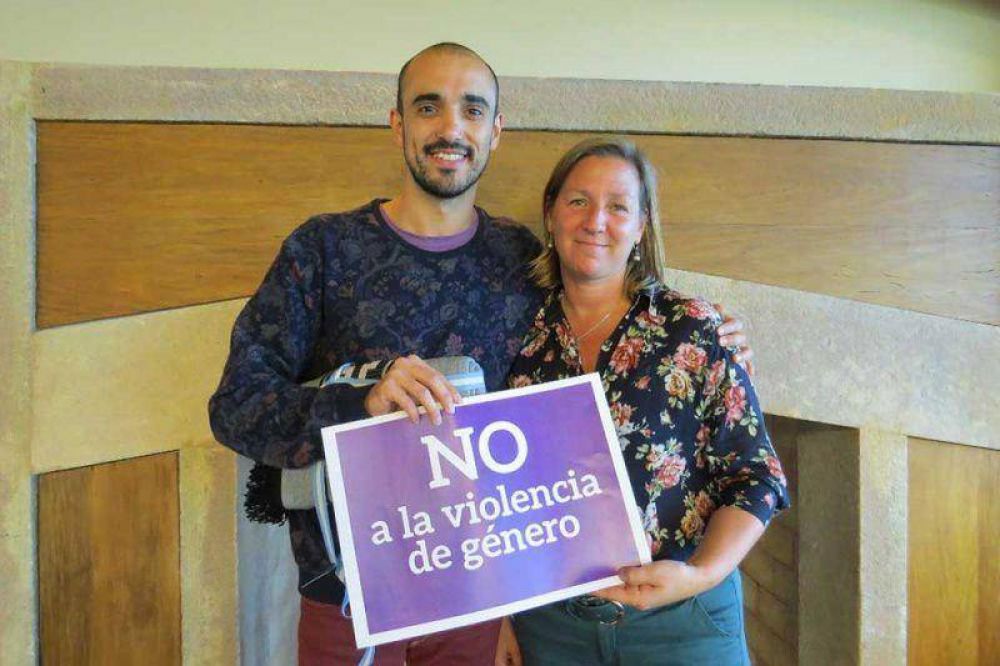 Pintos y Martini dijeron No a la violencia contra las mujeres en Bariloche